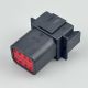DT04-08PA-CE02 DEUTSCH DT Series 8 Pin Black Receptacle E Seal A Key