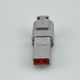  DT04-2P - DT Series - 2 Pin Receptacle - Gray