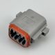 DT06-08SA-C015 DEUTSCH DT Series 8 Pin Gray Plug Housing A Key E Seal Original in Stock