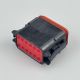 DT06-12SA-CE02 DEUTSCH DT Series 12 Pin Black Plug E Seal A Key