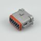 DT06-12SA-CE05 DEUTSCH DT Series 12 Pin Gray Plug A Key with Cap