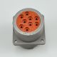 HD10-9-16P | 9-Way Square Flange Receptacle | Original Deutsch | In Stock