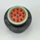 HDP24-18-14PN - HDP20 Series - 14 Pin Receptacle - 18 Shell, N Seal, Flange