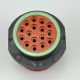 HDP24-24-16PN - HDP20 Series - 16 Pin Receptacle - 24 Shell, N Seal, Flange