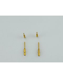 0460-202-2031 - Solid Pin - Size 20 - 20 AWG, 7.5 Amps, Gold Plated