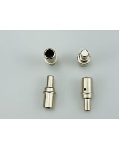 0460-204-0490 - Solid Pin - Size 4 - 6 AWG, 100 Amps, Nickel Plated