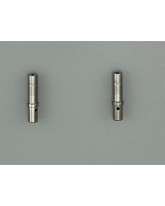 0462-203-12141 - Solid Socket - Size 12 - 12-14 AWG, 25 Amps, Nickel Plated