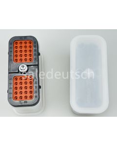 DRC26-40SA - DRC Series - 40 Cavity Plug - A Key, In-Line, Black