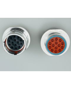 HD34-18-14PE - HD30 Series - 14 Pin Receptacle - 18 Shell, E Seal, Flange